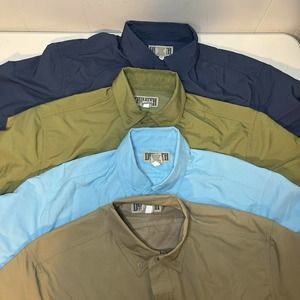 4- Duluth Trading Co Vented CoolPlus Fishing Hiking Short Sleeve Mens M-tall